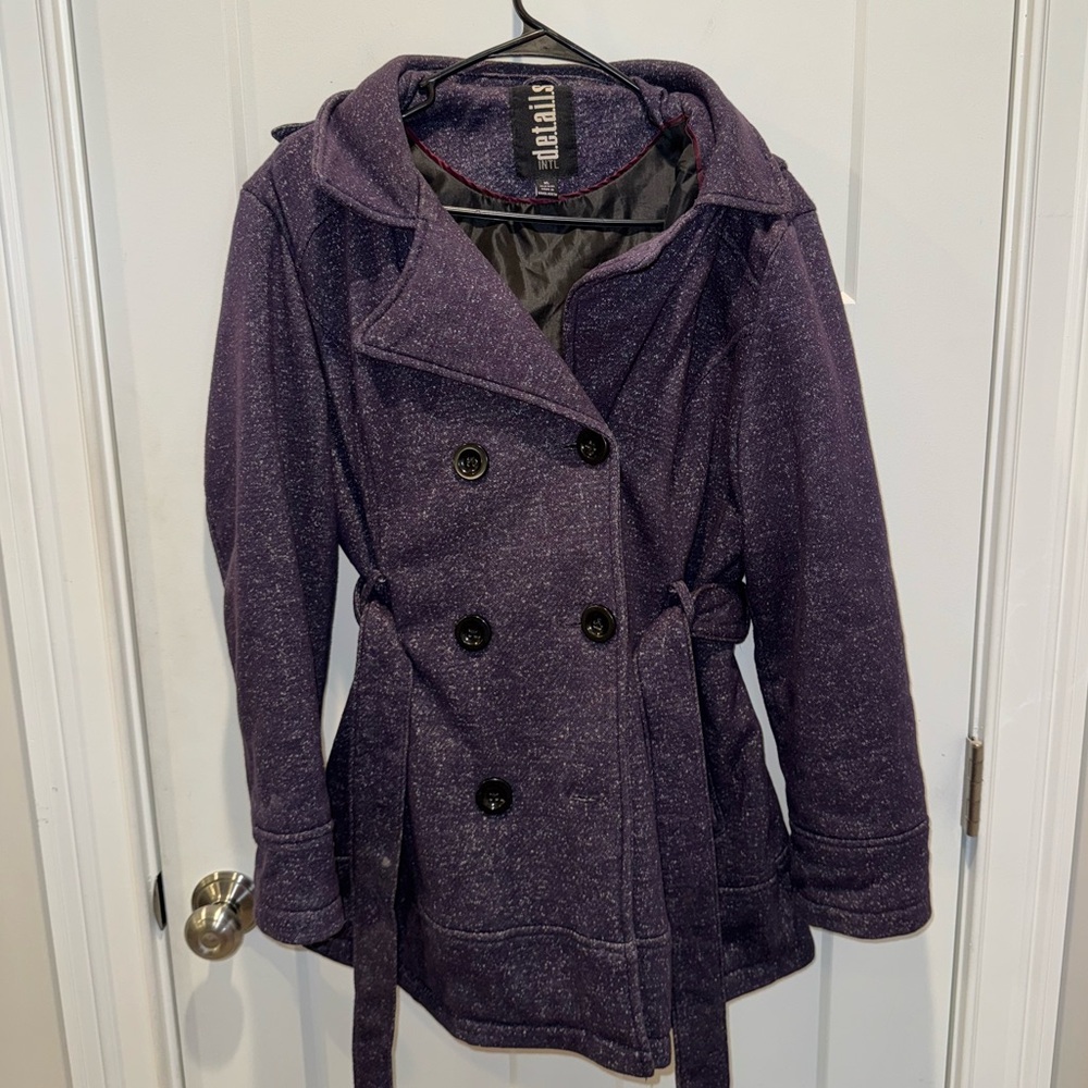 D.E.T.A.I.L.S Belted Peacoat